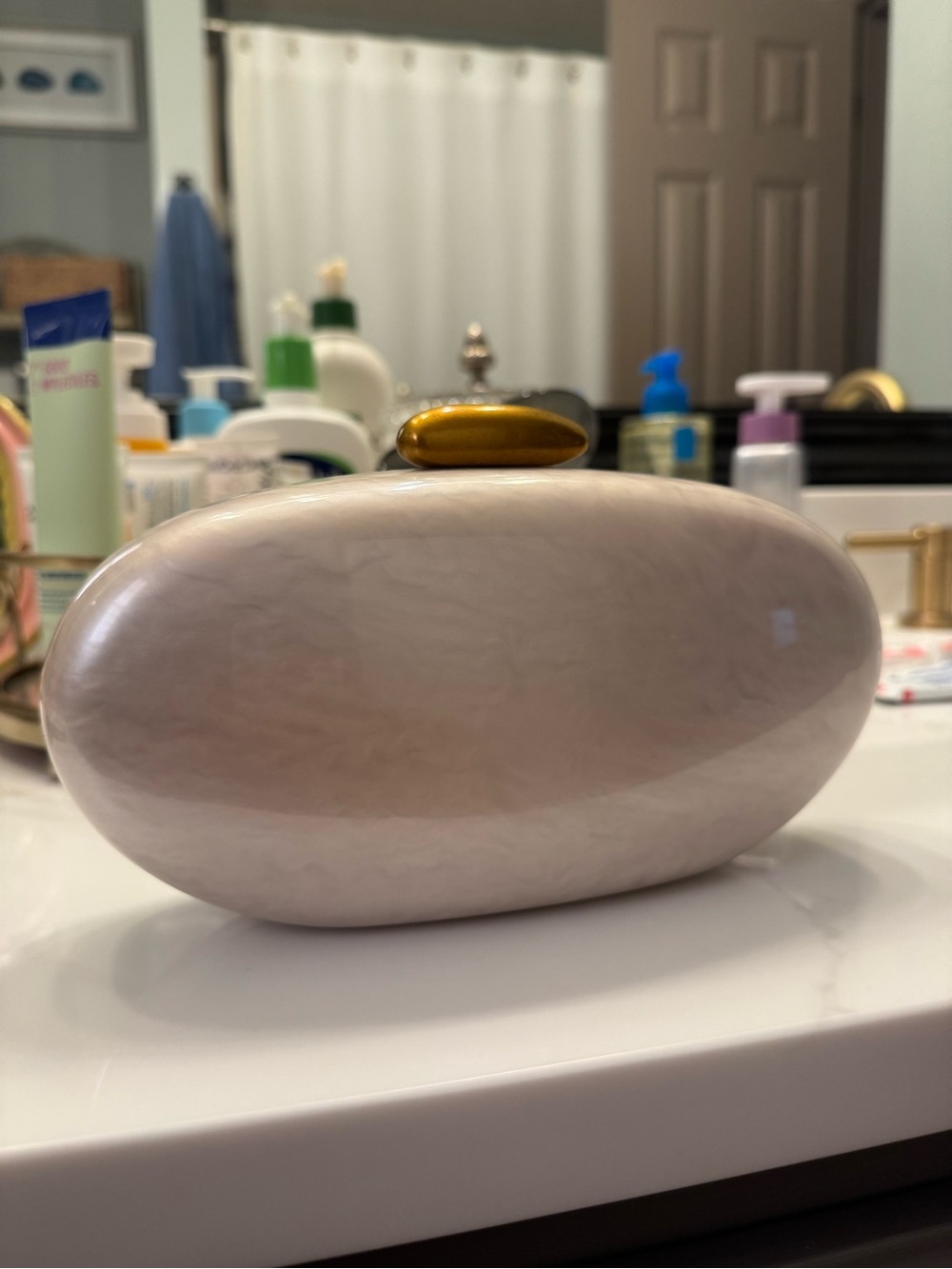 Organic Minaudiere Clutch Pearl Pearl ~ A New Day